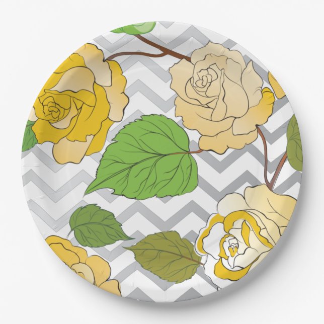 Rose 11 pappteller (Vorderseite)