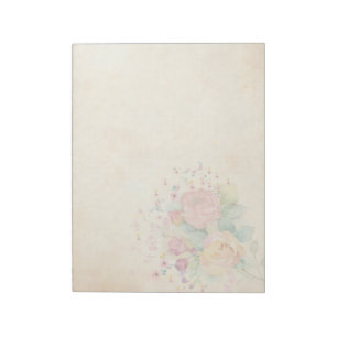 Rose - 11" x 8,5" 40 Blatt Notepad Notizblock
