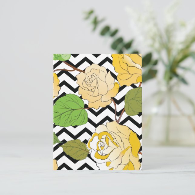 Rose 12 feiertagspostkarte (Stehend Vorderseite)