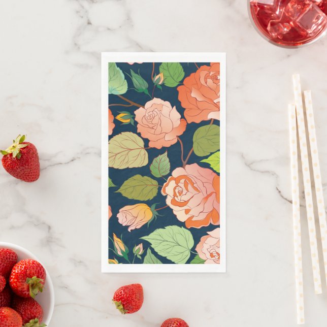 Rose 15 serviette (Beispiel)