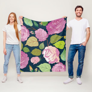 Rose 16 fleecedecke