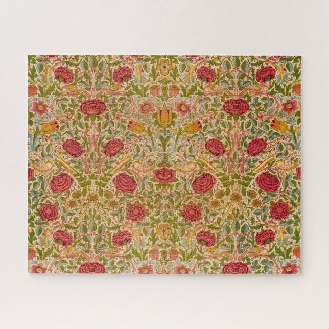 Rose, 1883 von William Morris Puzzle (Horizontal)
