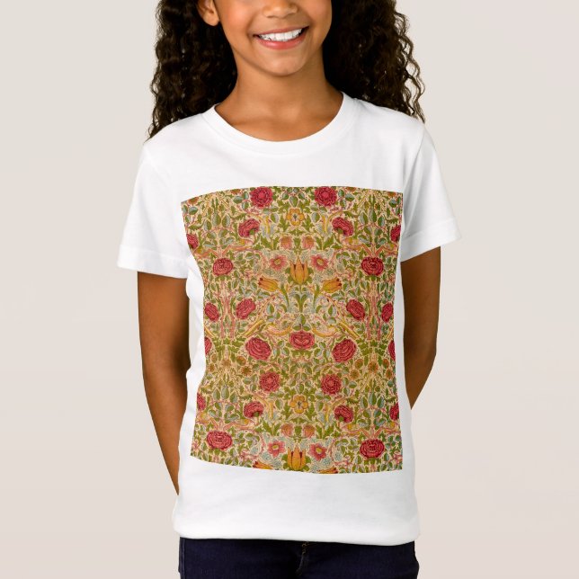 Rose, 1883 von William Morris T-Shirt (Vorderseite)