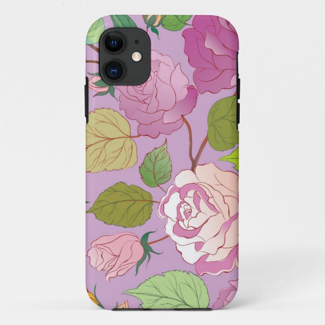 Rose 18 Case-Mate iPhone hülle (Rückseite)
