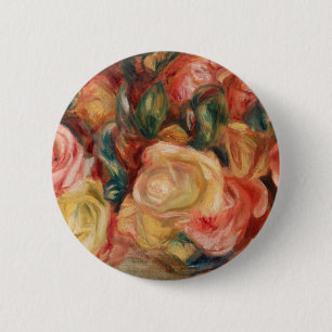 Rose (1912) von Pierre-Auguste Renoir Art Button
