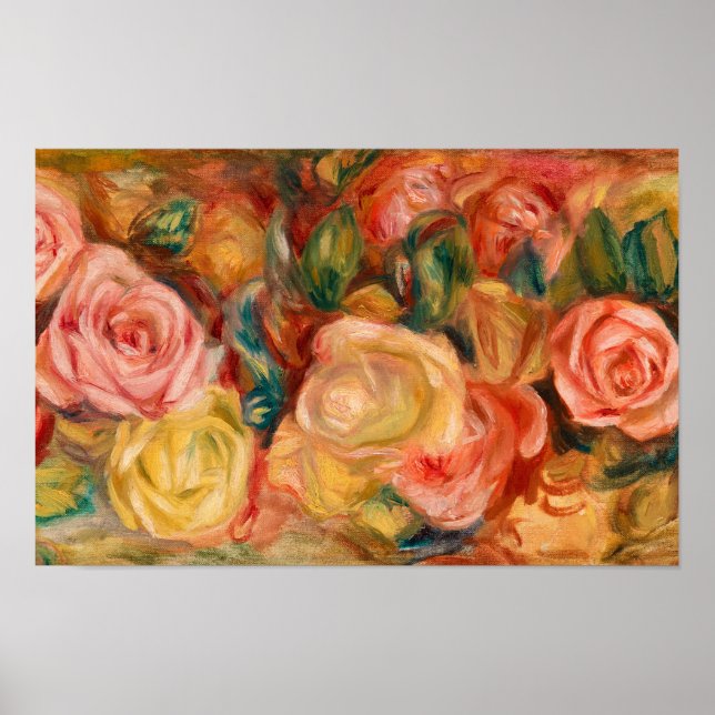 Rose, 1912 von Pierre-Auguste Renoir Poster (Vorne)