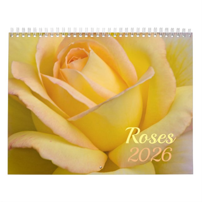 Rose 2026 Blume Kalender (Titelbild)