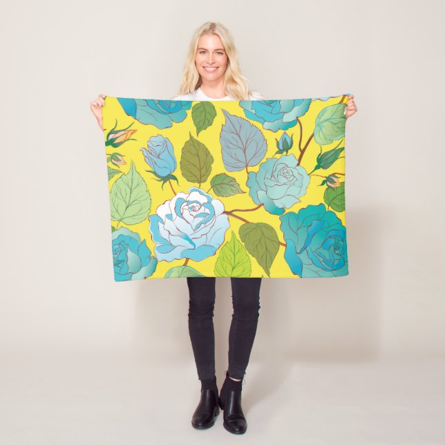 Rose 24 fleecedecke (Beispiel)