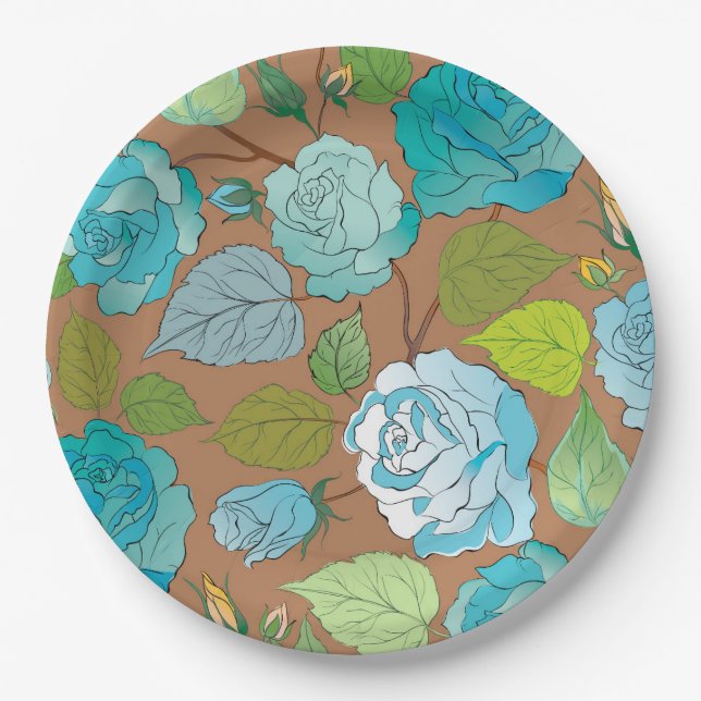 Rose 25 pappteller (Vorderseite)