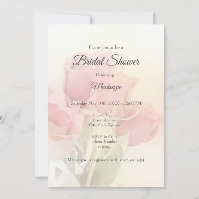 ROSE 2 EINLADUNG (Vorderseite)