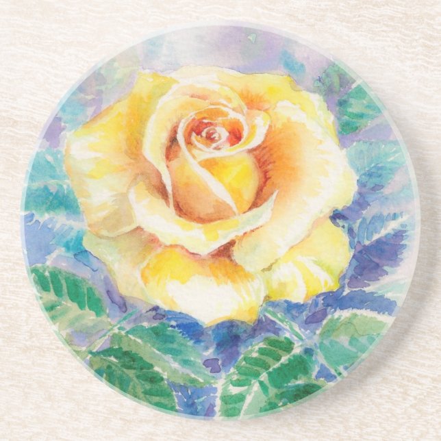 Rose 2 getränkeuntersetzer (Vorne)