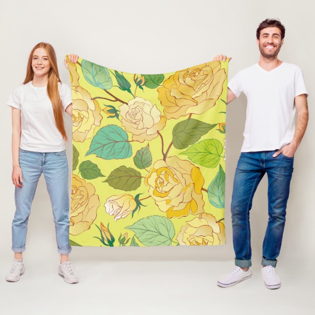 ROSE 4 FLEECEDECKE (Beispiel)