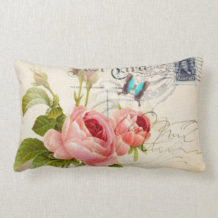 Rose(4) Lumbar 13" X 21 " Lendenkissen