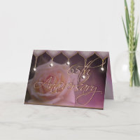 Rose 65 Jubiläumskarte