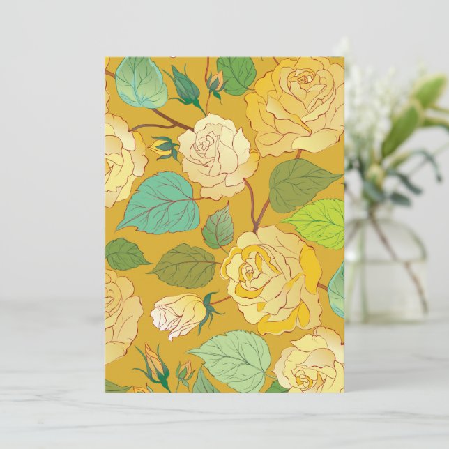 ROSE 7 KARTE (Stehend Vorderseite)