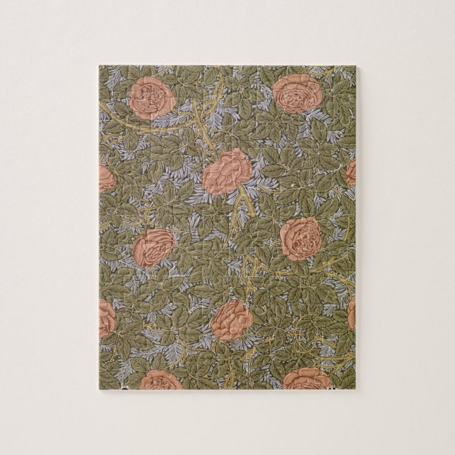 "Rose - 93" Tapetenentwurf Puzzle (Vertikal)
