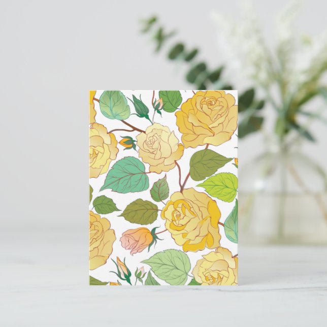 ROSE 9 POSTKARTE (Stehend Vorderseite)