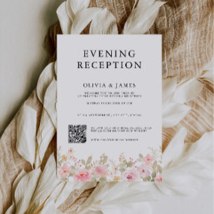 Rose Abend Empfang mit QR-uAwg Einladung