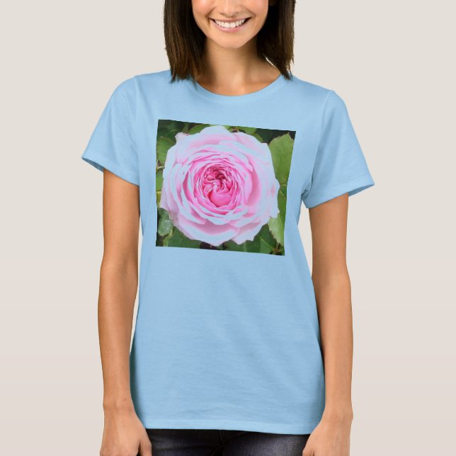 Rose abgenutzter T - Shirt (Vorderseite)