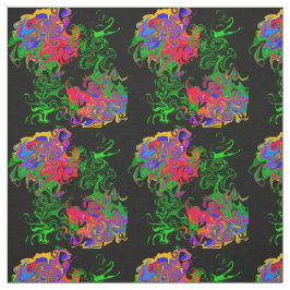Rose abstrakt stoff