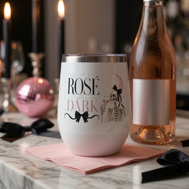 Rosé After Dark Skelett Halloween  (Von Creator hochgeladen)