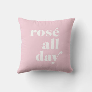 Rosé-All-Day-Rosa-Wurfkissen Kissen