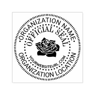 Rose Allgemeine URL für Offizielle Siegel Permastempel