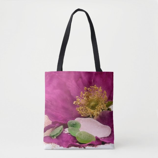 Rose am Meer - Tasche (Vorderseite)