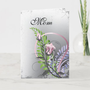 Rose am Muttertag Karte