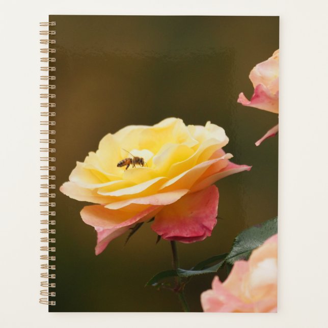 Rose and Bee Tote Planer (Vorderseite)
