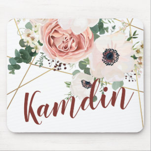 Rose Anemo personalisiert Mouse Pad Geometric Gard Mousepad