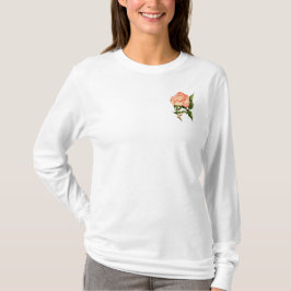 Rose Aquarell Blume T-Shirt