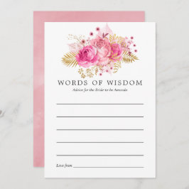 Rose Aquarell Brautparty Beratung Einladung