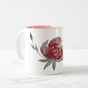 Rose Aquarell Tasse