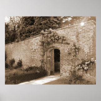 Rose Arch Eingang Poster