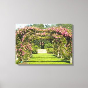 Rose Arch Wrapped Canvas Prints Leinwanddruck