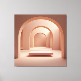 Rosé Archway Serenity Leinwanddruck