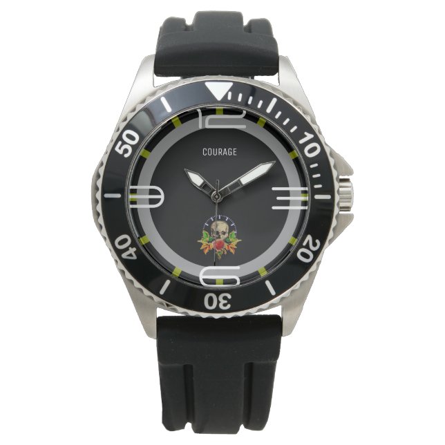 Rose Armbanduhr (Vorderseite)