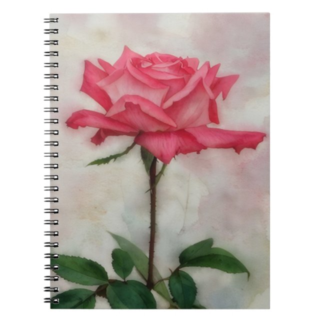 Rose Art Blume Journal Notizblock (Vorderseite)