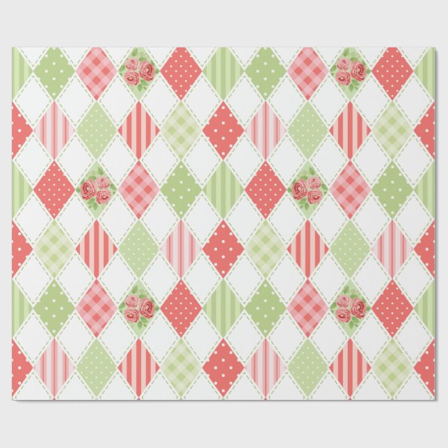 Rose Art Küche Geschenkpapier (Flach)