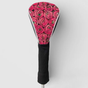Rose Art Nouveau Rennie Macintosh Grafik Golf Headcover