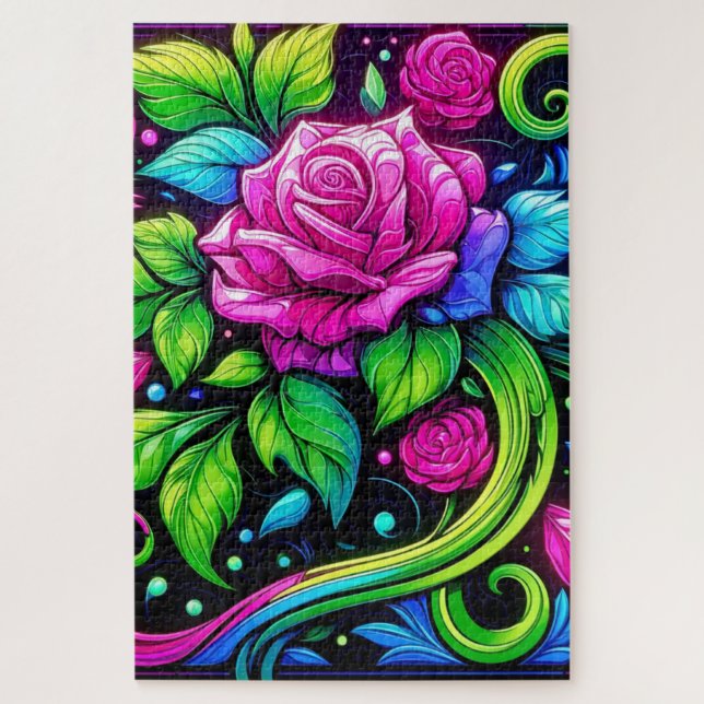 Rose Art Puzzle (Vertikal)