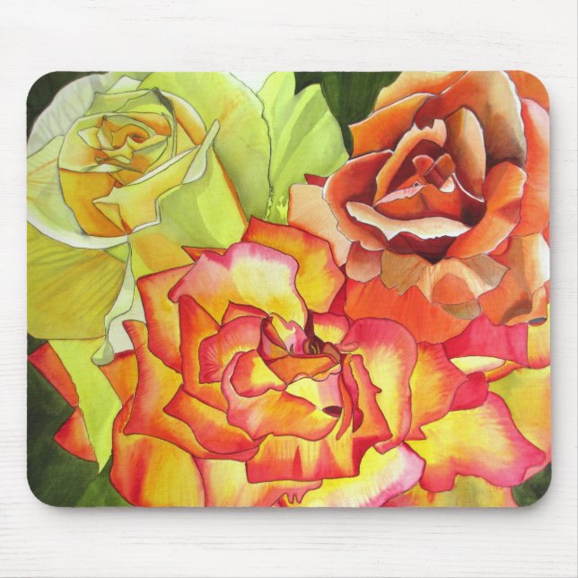 Rose Art Trio Mousepad (Vorne)
