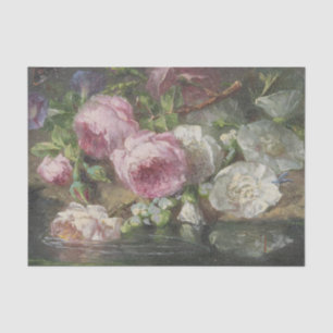 Rose auf dem Waldboden von Margaretha Roosenboom Seidenpapier