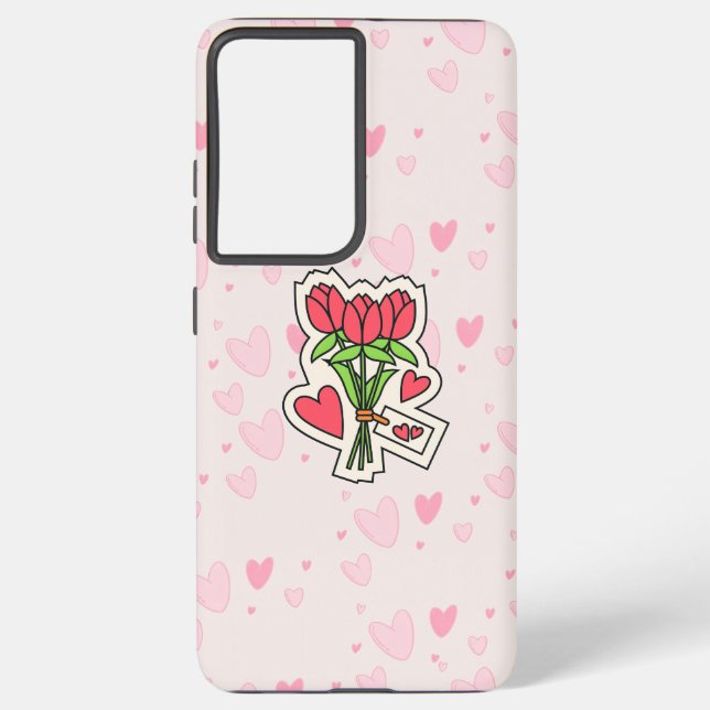 ROSE AUF IHREM FALL SAMSUNG GALAXY HÜLLE (Rückseite)