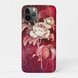 ROSE auf rotem Hintergrund Case-Mate iPhone Hülle