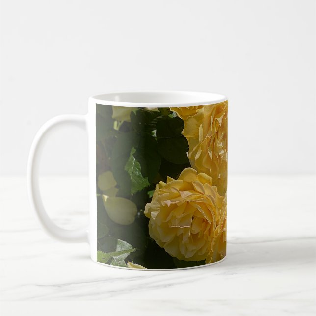 Rose aus dem Gelben Garten Kaffeetasse (Links)