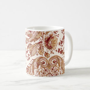 Rose aus Gold und Rot Kaffeetasse