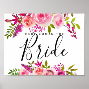 Rose aus Kristall kommen hier zur Braut Poster