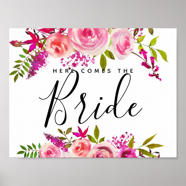 Rose aus Kristall kommen hier zur Braut Poster (Vorne)